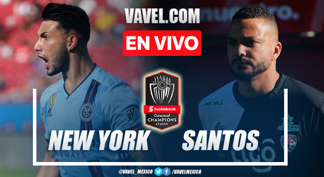 Goles y Resumen del new York 4-0 Santos en Concachampions.