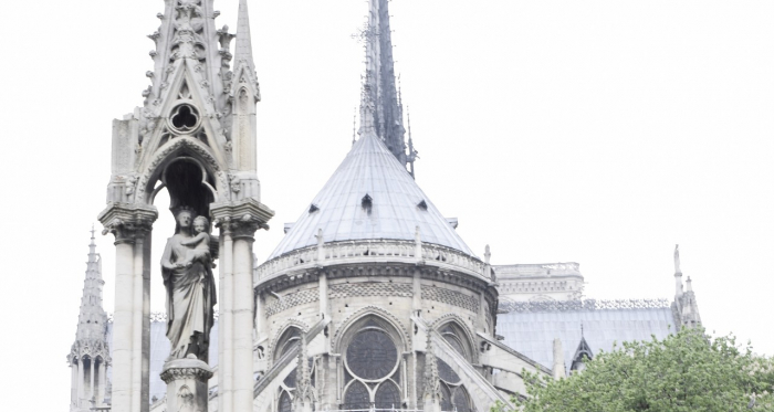 La catedral de Notre Dame desde la parte posterior | Lucía Blázquez