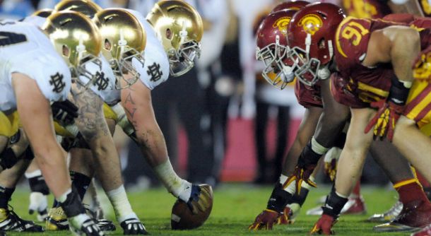 Score USC Trojans - Notre Dame Fighting Irish (31-41)