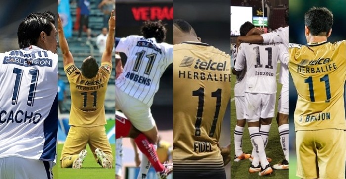 Cacho, Cortés, Sambueza, Fidel, Izazola, Berjón, los últimos '11' de Pumas (Fotomontaje: Andrés Ocampo)
