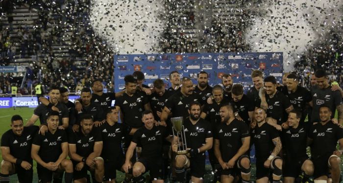 Rugby Championship - Trionfano gli All Blacks, secondo posto per il Sudafrica