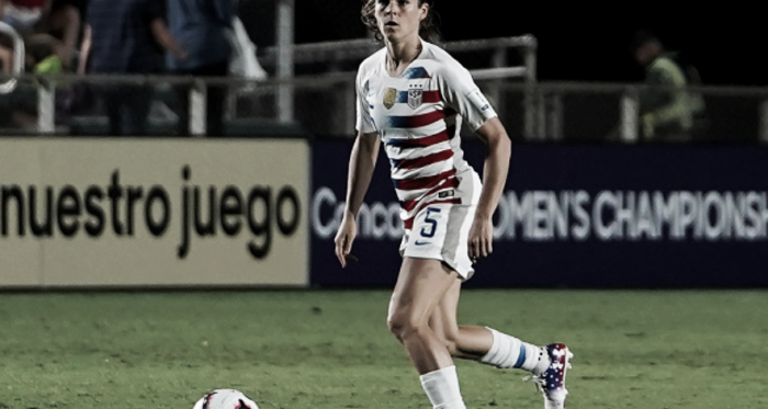 USWNT vs Jamaica for a spot in the 2019 Women's World Cup. (Photo by Action Foto Sport/NurPhoto via Getty Images)