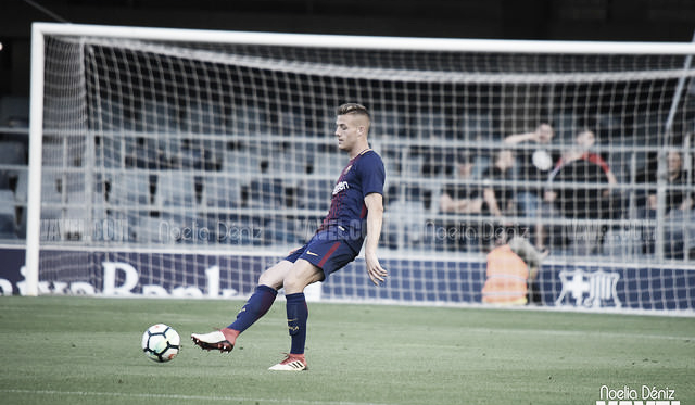 Rodrigo Tarín con el FC Barcelona B. Foto: Noelia Déniz, VAVEL