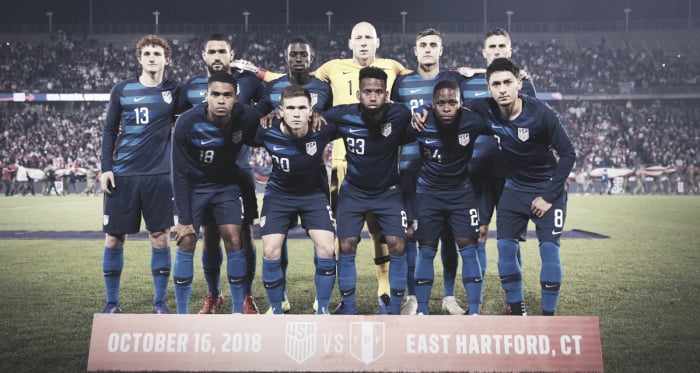 Estados Unidos rescató un empate ante Perú