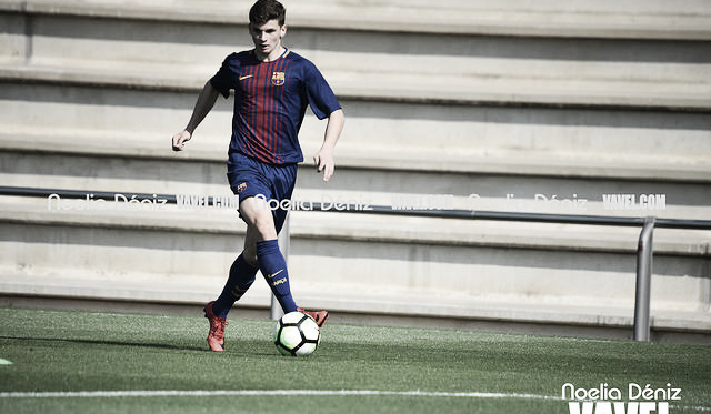 Labinot Kabashi la temporada anterior con el FCB Juvenil A. Foto: Noelia Déniz, VAVEL