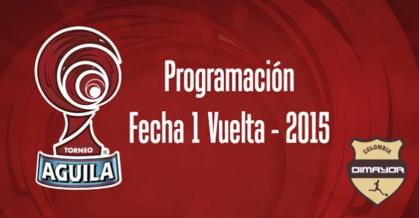 Horarios confirmados para la fecha 1-vuelta del Torneo Águila