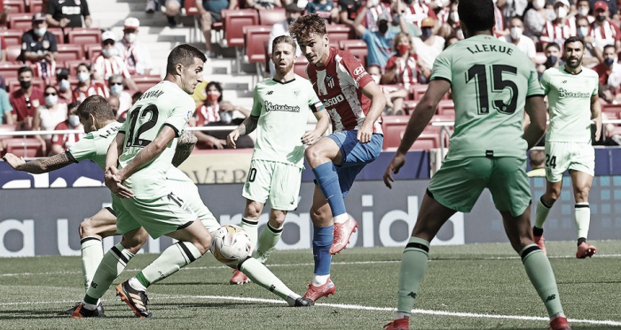Atlético de Madrid cria pouco e empata com Athletic Bilbao em LaLiga