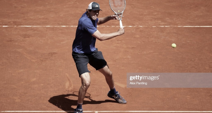 Reilly Opelka avanza a la segunda ronda en el Mutua Madrid Open. Foto: Getty Images.
