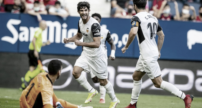 Gonçalo Guedes brilha em goleada do Valencia e pensa no Real Madrid: "Temos que manter o foco"