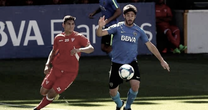 El capitán 'xeneize' en acción ante Los Andes. Foto: Boca Juniors Oficial.