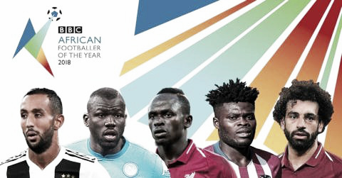 Los cinco candidatos a ganar el premio a Mejor Futbolista Africano del Año / Foto: BBC