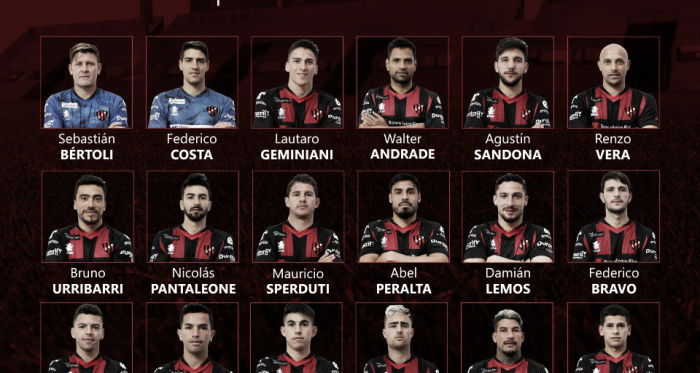 Lista de concentrados Foto: Clunes Atlético Patronato