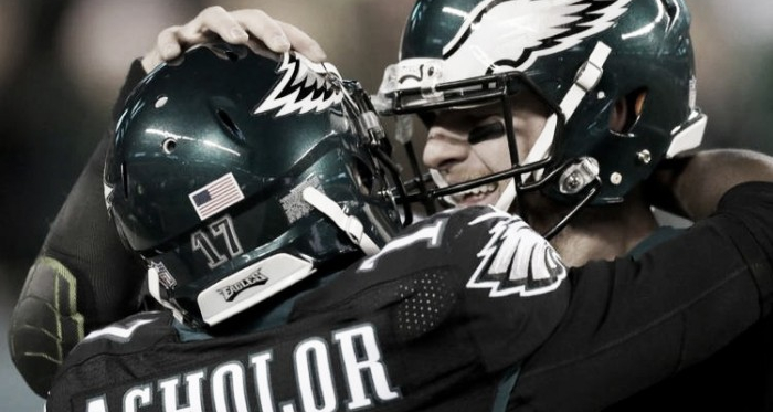 Philadelphia Eagles win and hold off late rally by the New York Giants