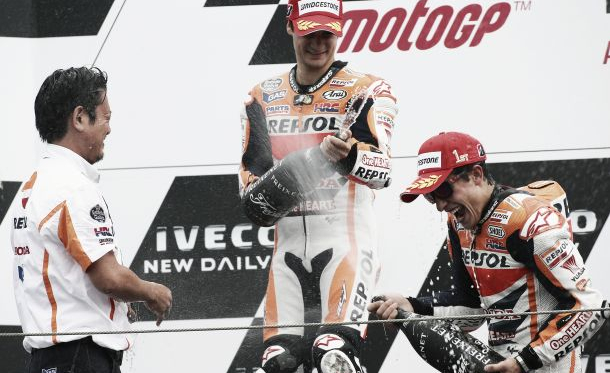 Dani Pedrosa llega a los 90 podios en MotoGP