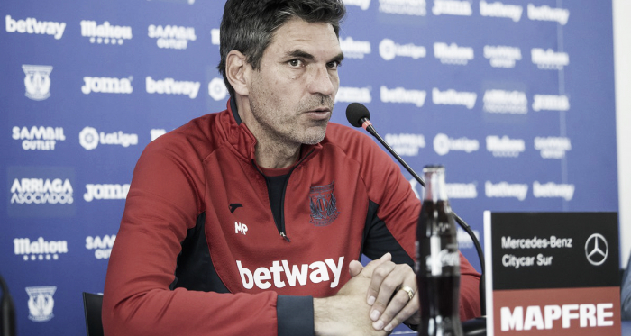 Mauricio Pellegrino en rueda de prensa | Foto: CD Leganés