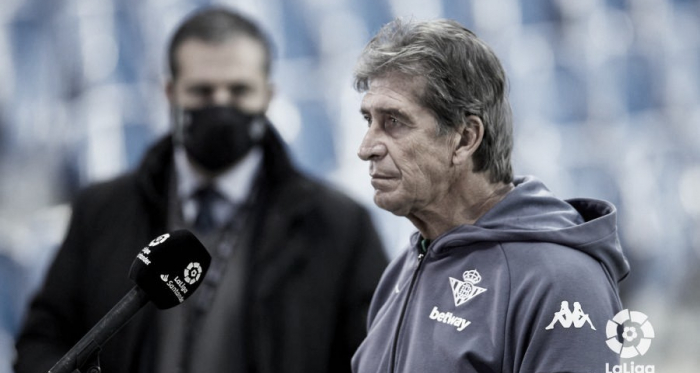 Pellegrini: "El equipo está funcionando bien en defensa y en ataque"