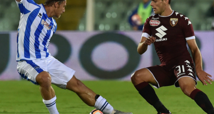 Serie A, il Pescara sbatte contro uno stoico Torino: 0-0 all'Adriatico