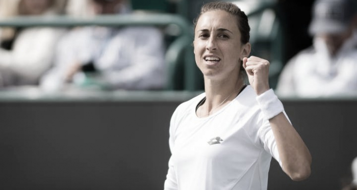 Petra Martic durante el WTA Premier de Charleston 2019 | Foto: WTA