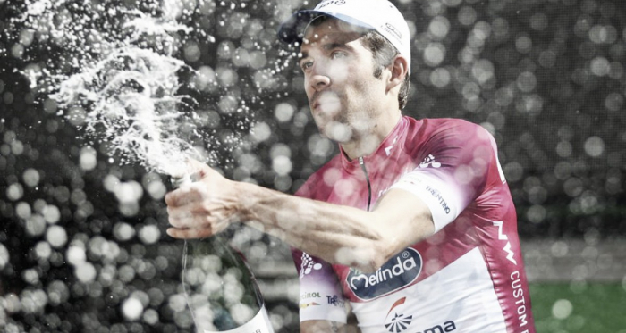 Thibaut Pinot se ha adjudicado la maglia fucsia. Foto: Tour of the Alps