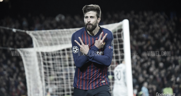 El central azulgrana ha realizado una de sus mejores temporadas en Can Barça / Foto: Noelia Déniz (VAVEL.com)