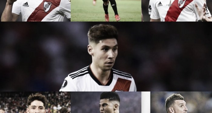 Los siete Riverplatenses con chances de ir a la Copa América de Brasil (Fotomontaje Adrián Gallardo) 