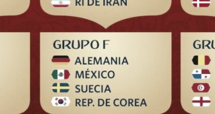 Grupo F: Alemania - México - Suecia - Corea del Sur