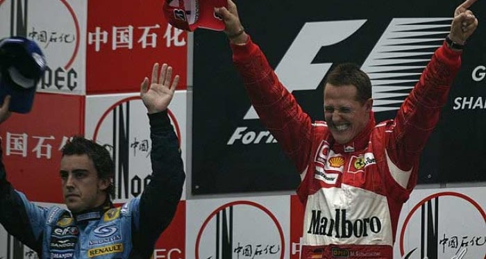 La última gran tarde de Michael Schumacher