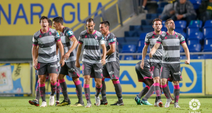 El Granada CF, tras conseguir el 2-2 final / Foto: LaLiga