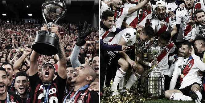El campeón de la Sudamericana 2018 frente al campeón de la Libertadores 2018. Foto: Fotomontaje VAVEL.