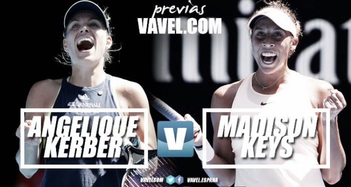 Previa Angelique Kerber - Madison Keys: estilos contrapuestos en busca de las semis