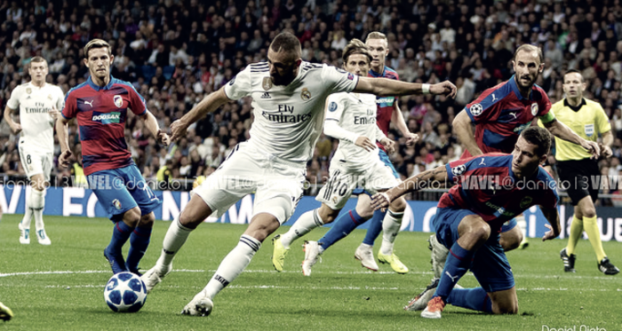Benzema durante un partido de Champions League | Foto: Daniel Nieto (VAVEL)