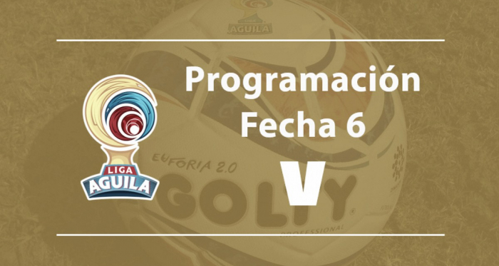 Programación de la fecha 6 en la Liga Águila 2018-I