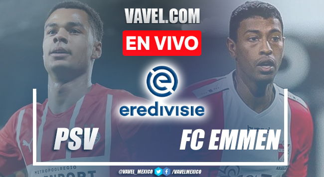 Goles y resumen del PSV 4-1 Emmen en Eredivisie