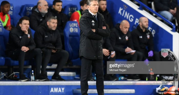 Puel prowls his technical area | Photo: Getty/ Michael Regan
