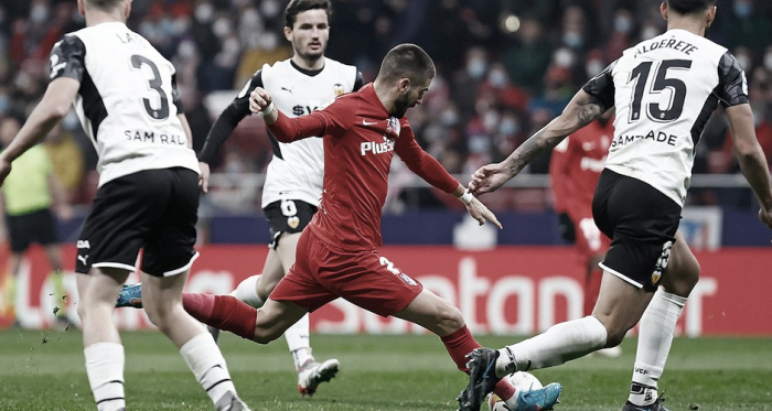 Gol e melhores momentos para Valencia x Atlético de Madrid por LaLiga (0-1)