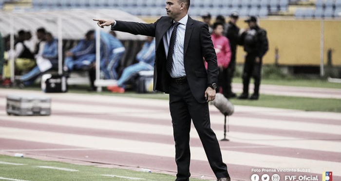 Dudamel espera poder brindarle una victoria a la fanaticada con nuevos nombres / Foto: Prensa Vinotinto