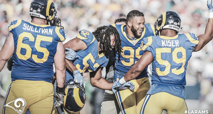 Los Angeles Rams, único invicto de la temporada (foto Los Angeles Rams)
