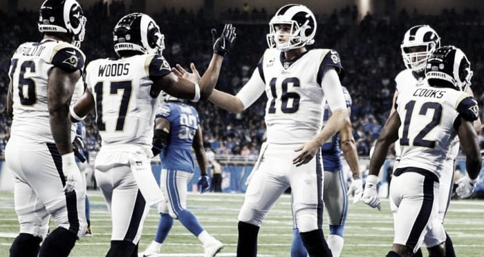 Rams se coronan del Oeste de la NFC al derrotar a Lions