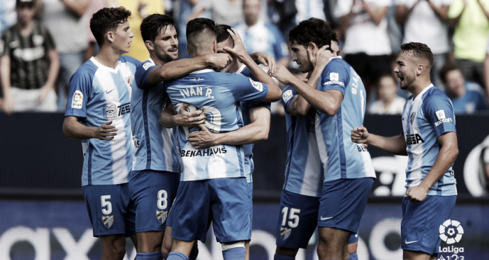 El Málaga sigue líder en solitario tras vencer al Rayo Majadahonda