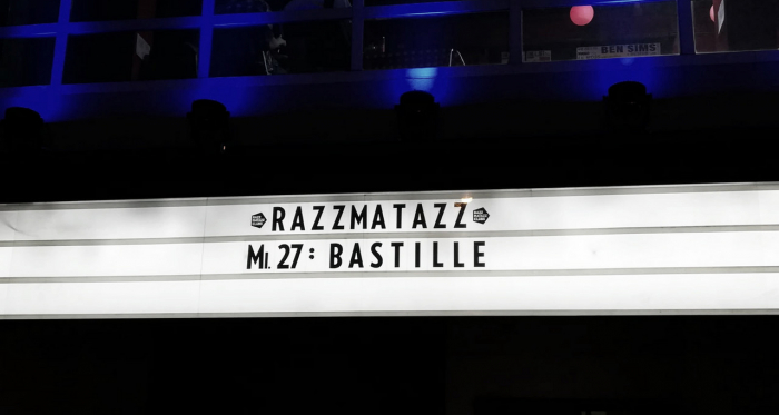 Bastille en la sala Razzmatazz de Brcelona el 27 de febrero (Andrea Asmarats)