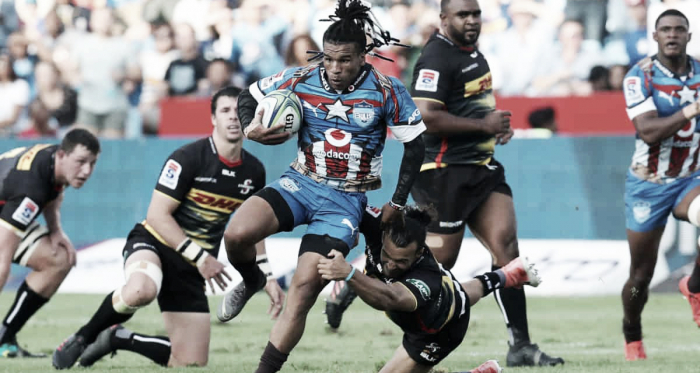 Rosko Specman, de Bulls, la gran figura de la primera cartelera del año. Crédito: Muzi Ntombela/BackpagePix.