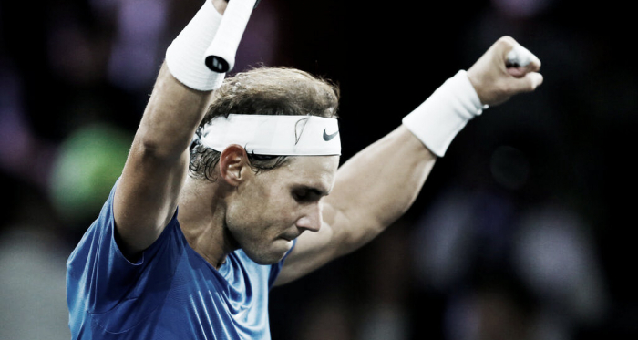 Puños arriba para Nadal Foto: Reuters