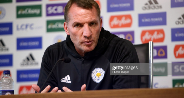 Brendan Rodgers believes European football could come 'too early' for Leicester City | Photo: Getty/ Plumb Images