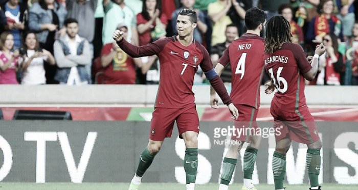 Portugal joga contra a Letónia.