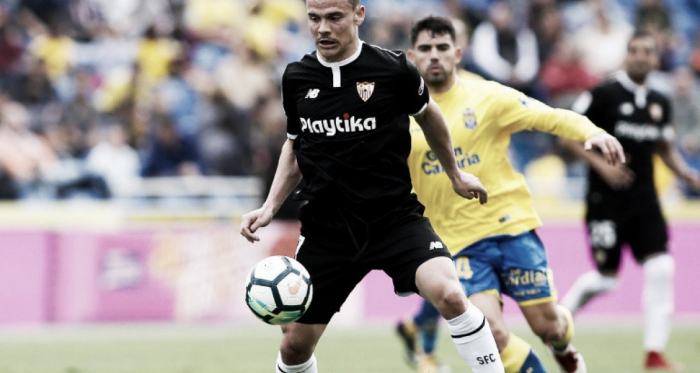 Roque Mesa durante un partido con el Sevilla la pasada campaña | Foto: VAVEL.com