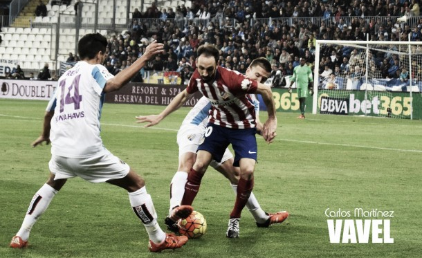 Fotos e imágenes del Málaga 1-0 Atlético de Madrid, jornada 16 de la Liga BBVA