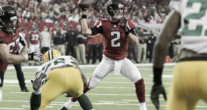 Mohamed Sanu catches last minute touchdown as Atlanta Falcons beat Green Bay Packers in offensive shootout