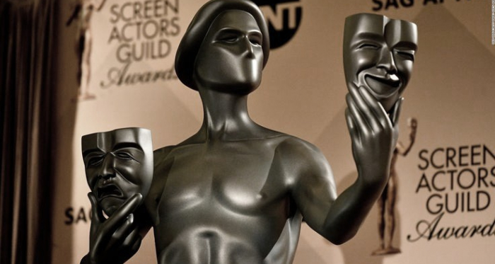 Estatuilla que otorga el Sindicato de Actores a los ganadores/ Fotografía de SAG Awards.