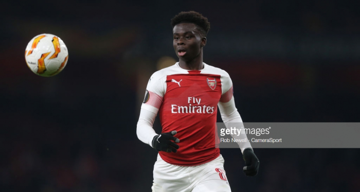 Bukayo Saka is expected to feature for Arsenal. | Source: Rob Newell - Camera Sport