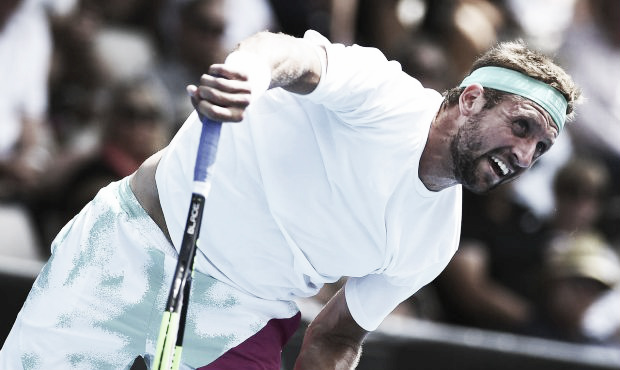 Sandgren demostró ante Kohlschreiber ser muy eficiente con su saque. / Foto: www.atpworldtour.com